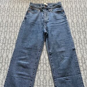 Madewell The Perfect Vintage Wide-Leg Crop Jean Montclare Wash